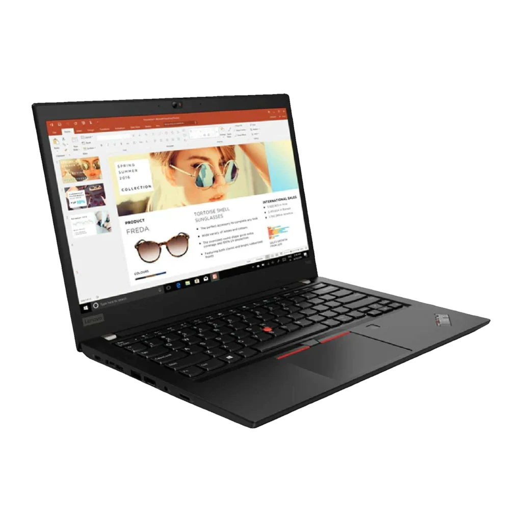 Lenovo ThinkPad T495 14 pol preto, tela fina com bordas estreitas, teclado QWERTZ com TrackPoint vermelho, webcam central e chassi robusto renovado - Item2