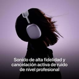 Apple AirPods Max Púrpura USB-C recondicionado estado premium, design over-ear elegante, conchas roxas foscas, arco acolchoado e acabamento metálico
