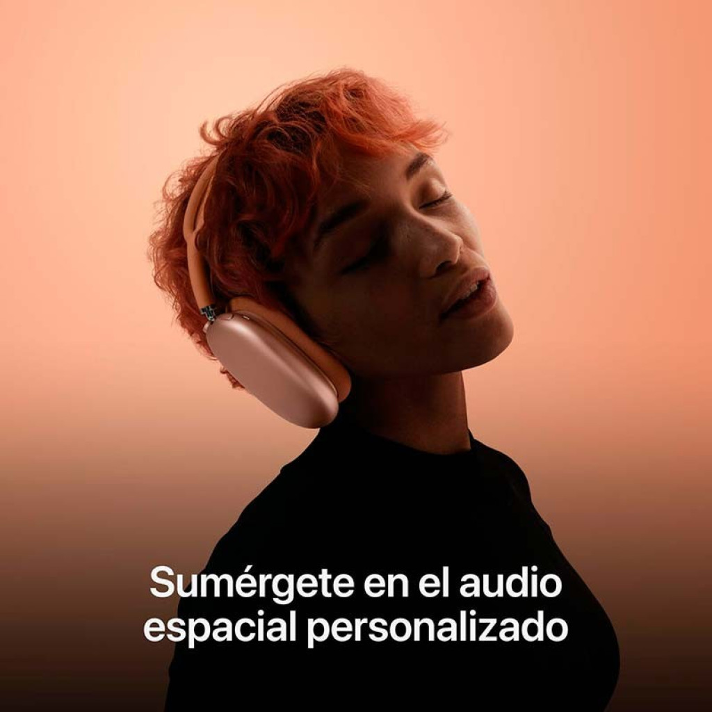 Auriculares Apple AirPods Max púrpura con diadema acolchada blanca, copas circumaurales de malla, acabado mate y puerto USB-C, renovado estado premium - Ítem2