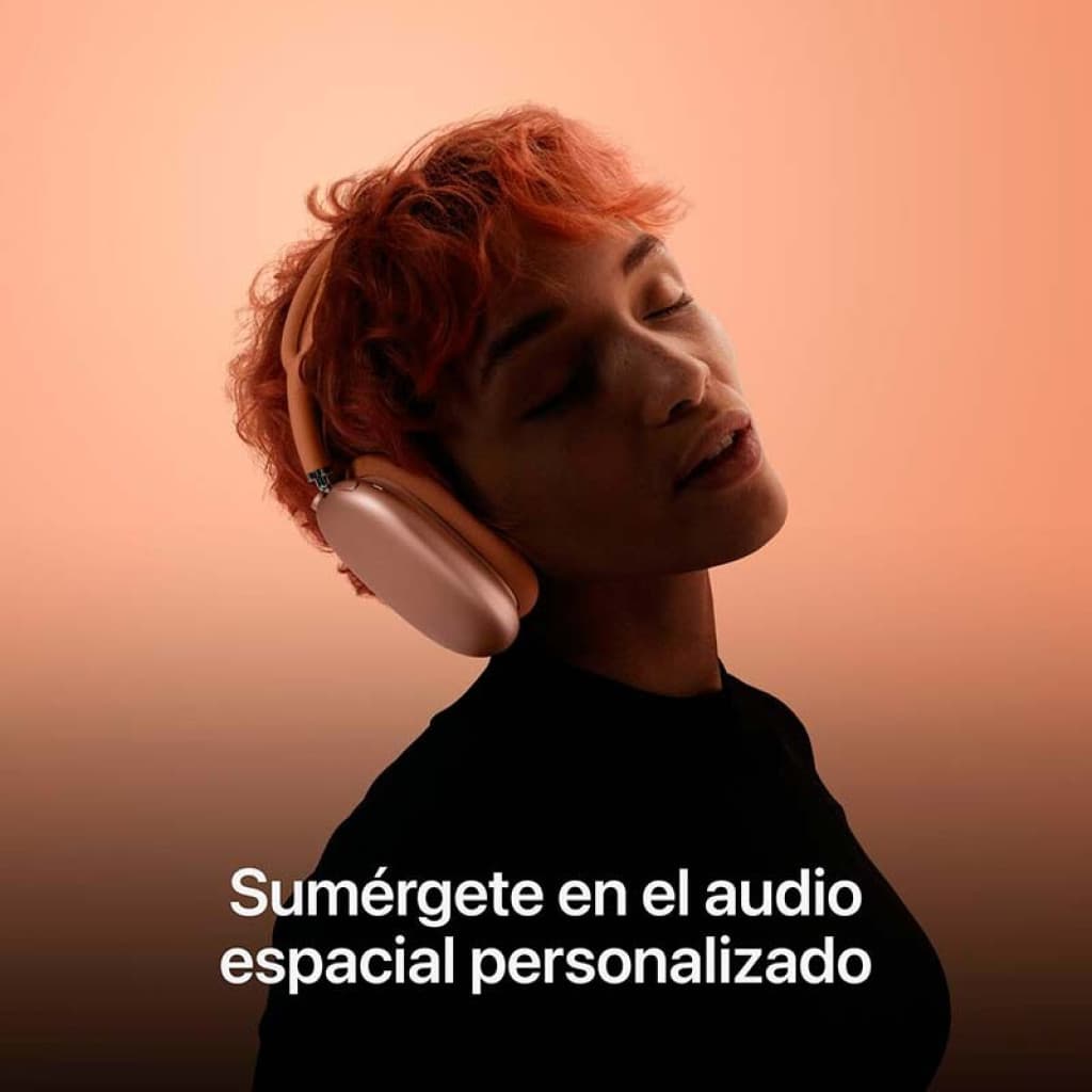 Apple AirPods Max Púrpura USB-C recondicionado premium, conchas acolchadas e arco em malha, design over-ear elegante em tom roxo suave