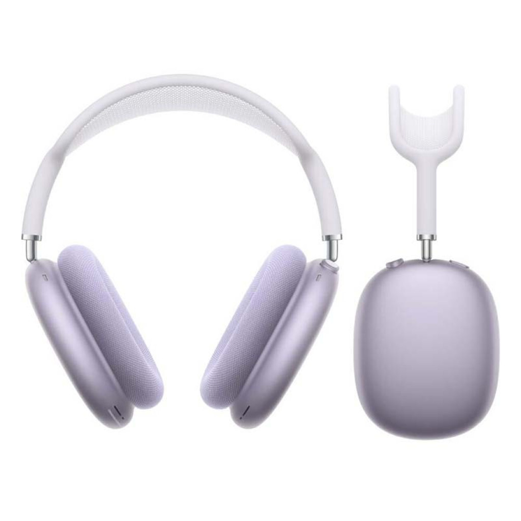 Auriculares Apple AirPods Max púrpura con diadema acolchada blanca, copas circumaurales de malla, acabado mate y puerto USB-C, renovado estado premium - Ítem6