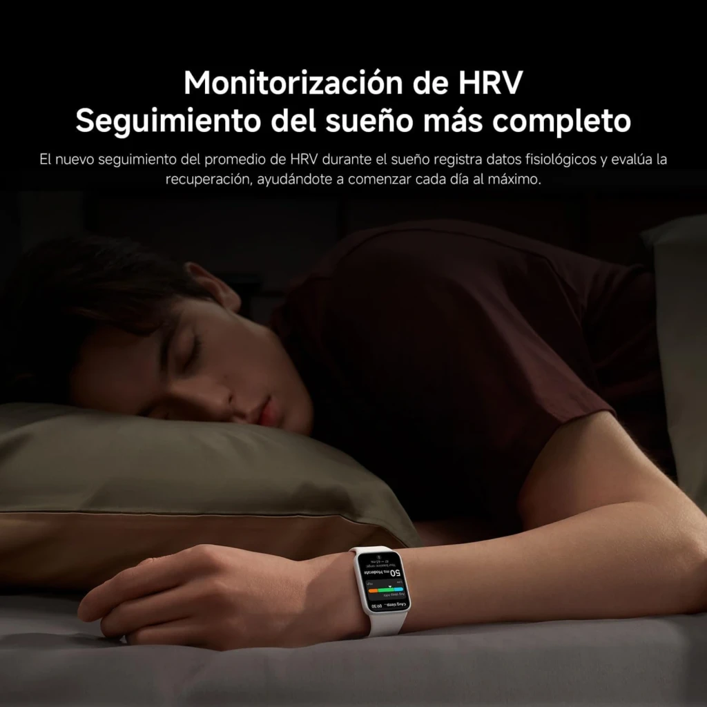 Xiaomi Smart Band 10 Pro prateada com ecrã AMOLED 1,74, moldura metálica, bracelete silicone ajustável, mostradores coloridos e métricas fitness em tempo - Item5