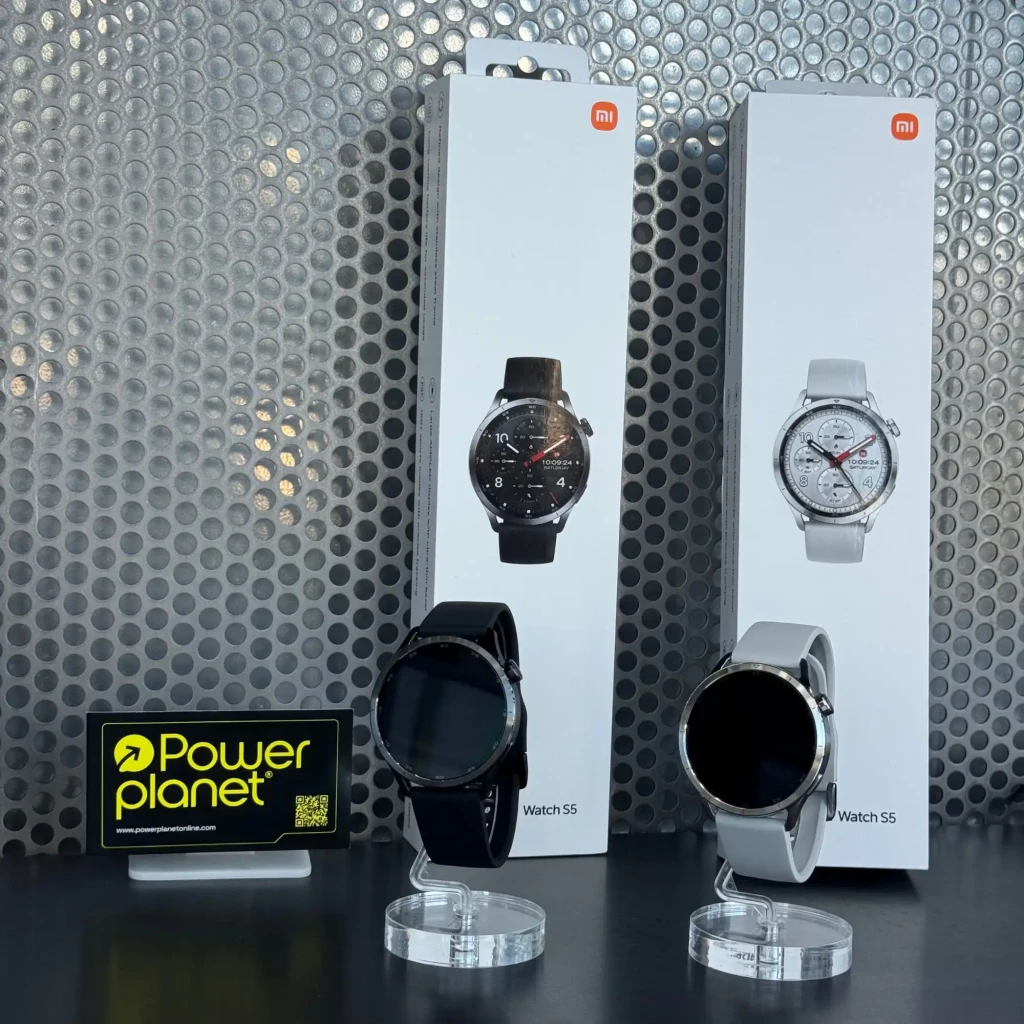 Xiaomi Watch S5 46mm en plata con correa blanca; caja metálica redonda, bisel pulido, pantalla AMOLED 1,48 con esfera analógica y vista de mapa GPS - Ítem7