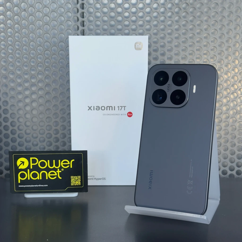 Xiaomi 17T 5G negro con pantalla OLED 6,59 pulgadas 120 Hz, frontal con biseles finos y cámara perforada, módulo trasero cuadrado con triple cámara - Ítem2