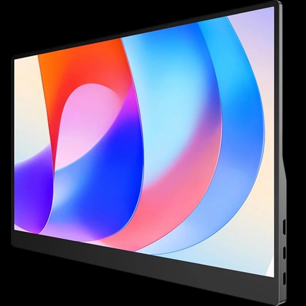 Uperfect USetup E7 monitor portátil 15.6 pulgadas Full HD táctil IPS 60 Hz, biseles finos, cuerpo delgado en negro, puertos laterales USB-C y Mini HDMI