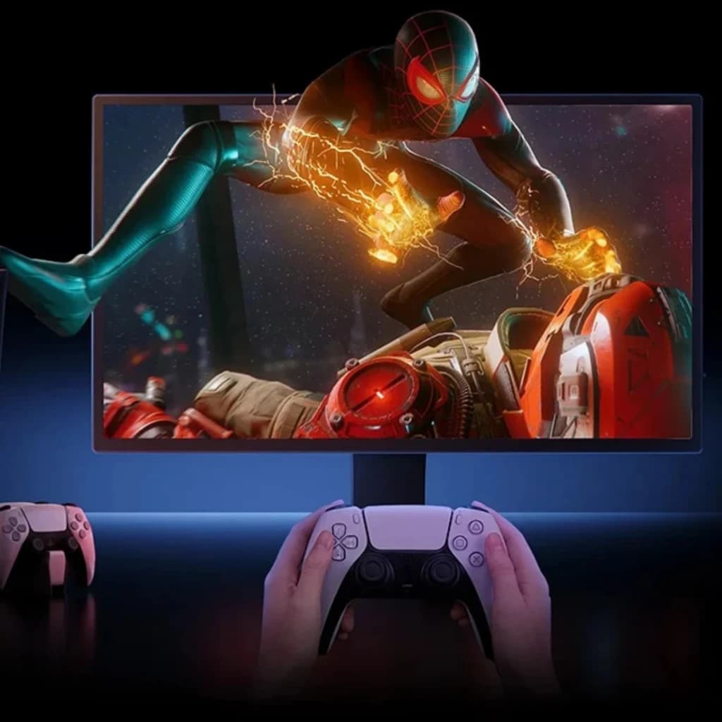 Uperfect UMax21 Monitor 21,5" Full HD táctil, panel IPS 120 Hz, biseles finos, soporte central robusto; ideal para juegos con mando en pantalla