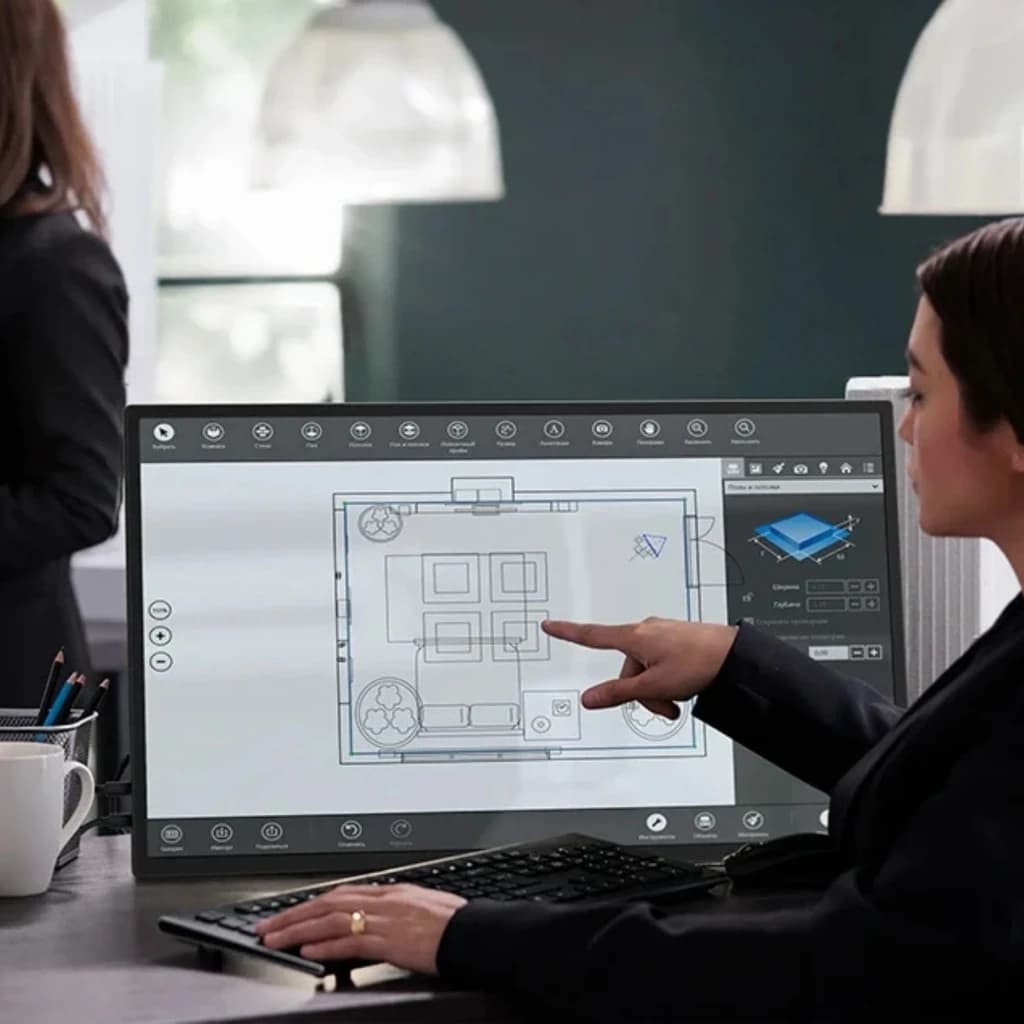 Uperfect UMax21 Monitor 21,5 pulgadas Full HD con panel IPS táctil 120 Hz, biseles delgados y soporte ajustable, ideal para diseño y productividad