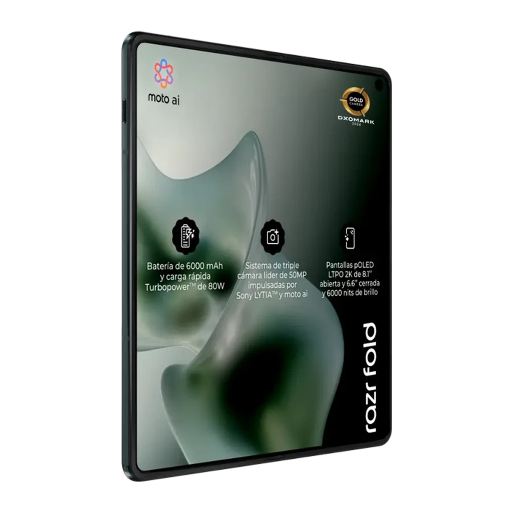 Motorola Razr Fold 5G negro con pantalla pOLED 8,09