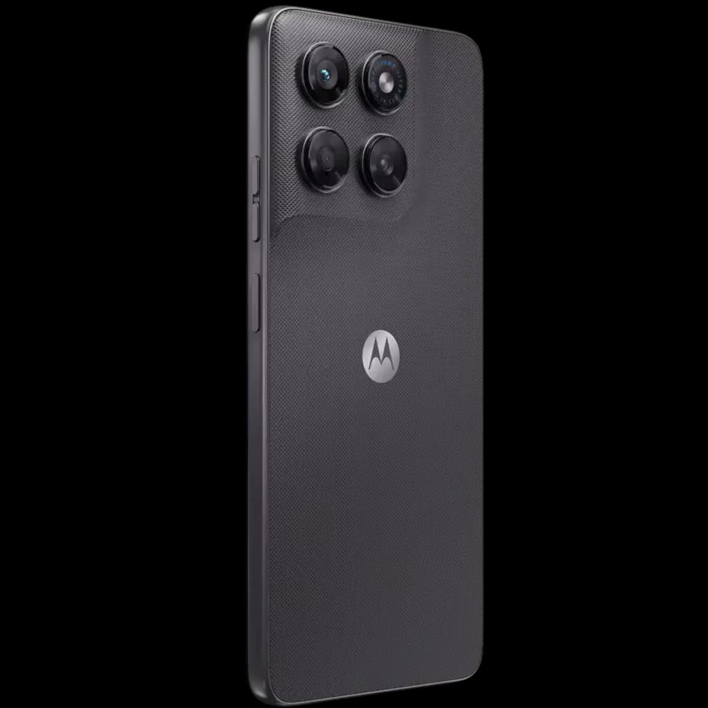 Motorola Moto G47 5G 128 Go Pantone Impenetrable 8 Go 108 MP avec dos texturé noir, logo central et triple module photo pro avec flash discret