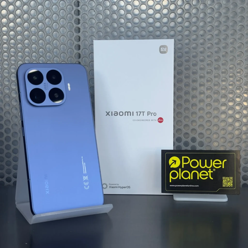 Xiaomi 17T Pro 5G azul com ecrã AMOLED 6,83, câmara traseira quádrupla grande, módulo Leica, 12 GB RAM e 1 TB; design elegante de bordas finas - Item2