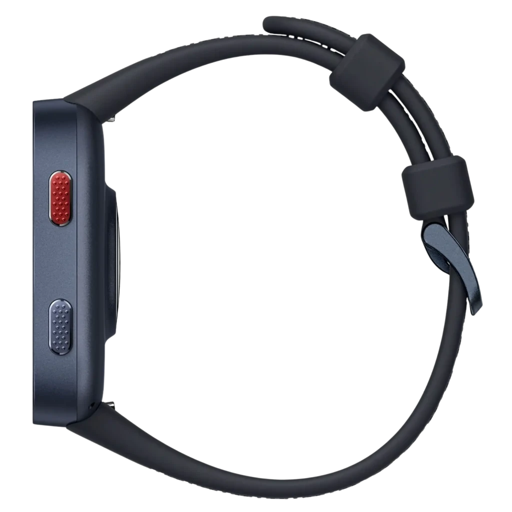 Amazfit Bip Max smartwatch azul oscuro con pantalla AMOLED 2,07, correa de silicona y esfera rectangular que muestra ritmo cardíaco, pasos, GPS y batería - Ítem6