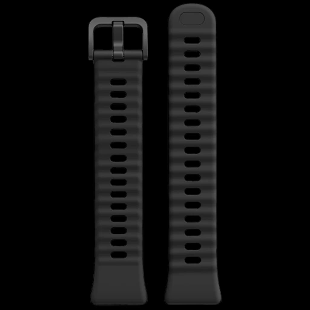 Correa negra de repuesto para Huawei Band 11 Pro, silicona con hebilla metálica, múltiples orificios de ajuste, diseño resistente y compatible con 5 ATM