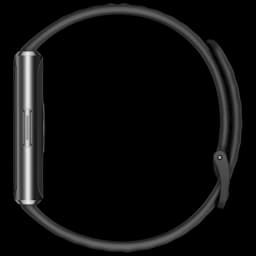 Huawei Band 11 Pro negra con pantalla AMOLED 1,62, cuerpo metálico delgado, botón lateral y correa de silicona ajustable con hebilla segura