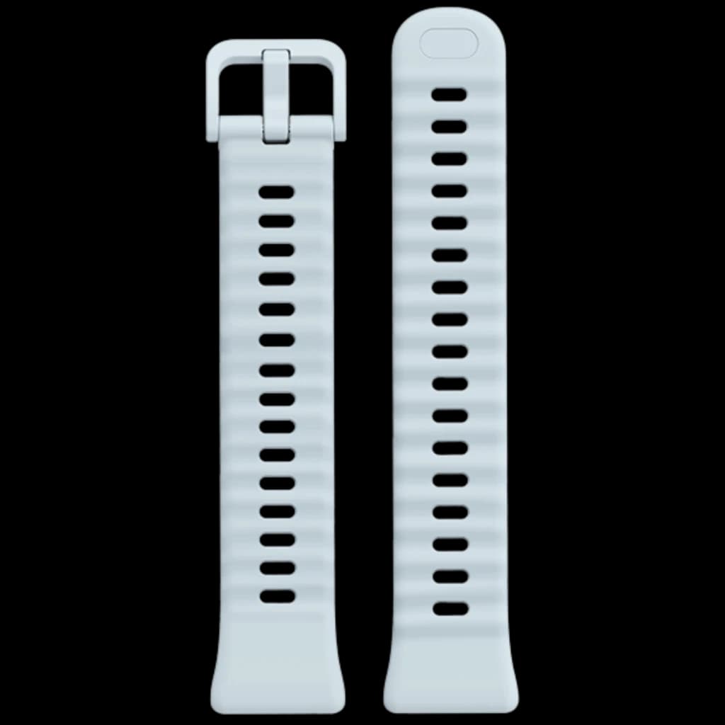 Correa azul para Huawei Band 11 Pro, silicona con textura ondulada, múltiples orificios de ajuste y hebilla clásica; compatible 5 ATM, estilo deportivo