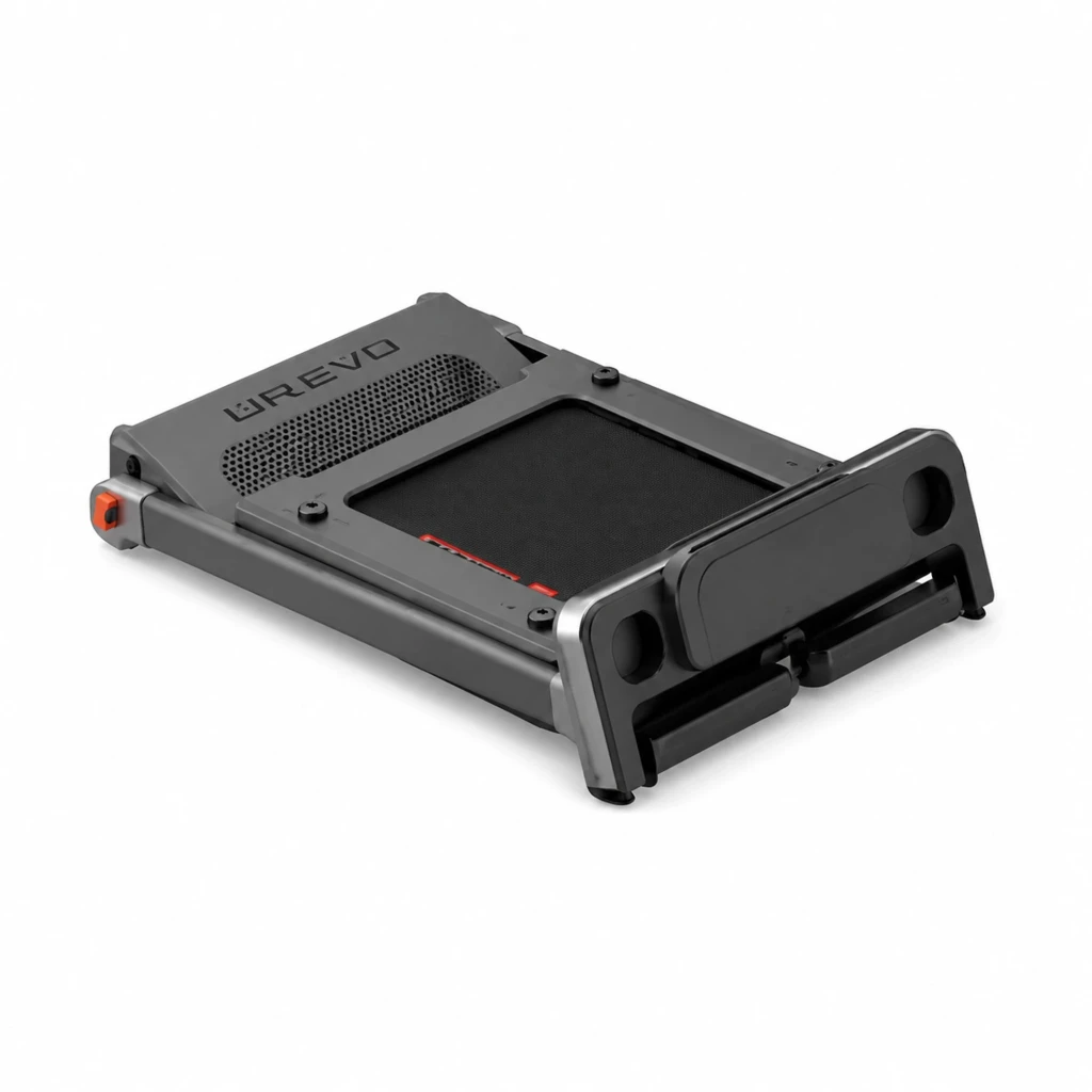 Cinta de correr Kingsmith WalkingPad G2 Plus Plegable 551,6W en negro, diseño compacto con pasamanos, pantalla LED en la consola y banda con detalle rojo - Ítem2