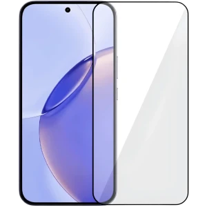 Protetor de cristal temperado Realme 16 Full Screen 3D, cobertura total com bordas curvas, recorte para câmera frontal e alta transparência anti-riscos
