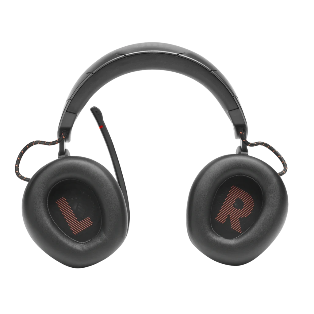 Casque gaming sans fil JBL Quantum 810 avec éclairage LED bleu, micro perche amovible, coussinets rembourrés, arceau mat et dongle USB inclus - Ítem6