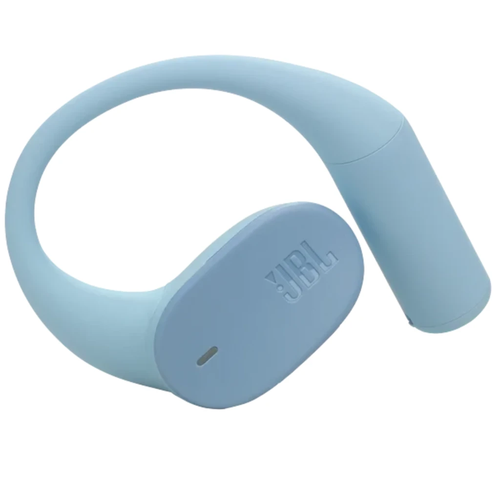 JBL Sense Lite Inalámbricos IP54 32 h Azul, estuche compacto azul claro y audífonos de gancho ergonómico, diseño deportivo, LED frontal y acabado mate - Ítem3