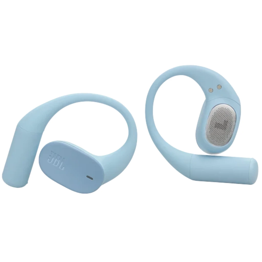 JBL Sense Lite Inalámbricos IP54 32 h Azul, estuche compacto azul claro y audífonos de gancho ergonómico, diseño deportivo, LED frontal y acabado mate - Ítem2