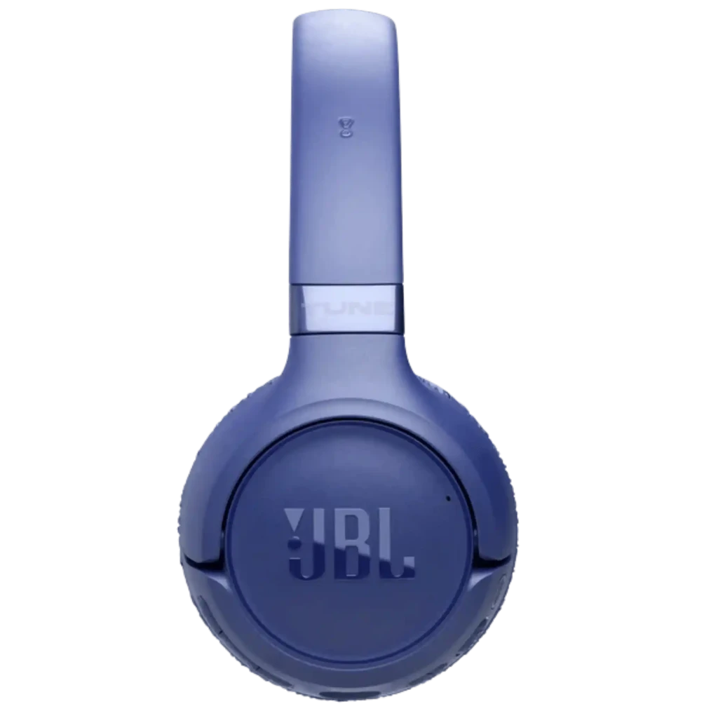 JBL Tune 680NC Azul, auriculares supraaurales inalámbricos con diseño plegable, acolchado suave, controles laterales y logotipo JBL destacado en copa - Ítem4