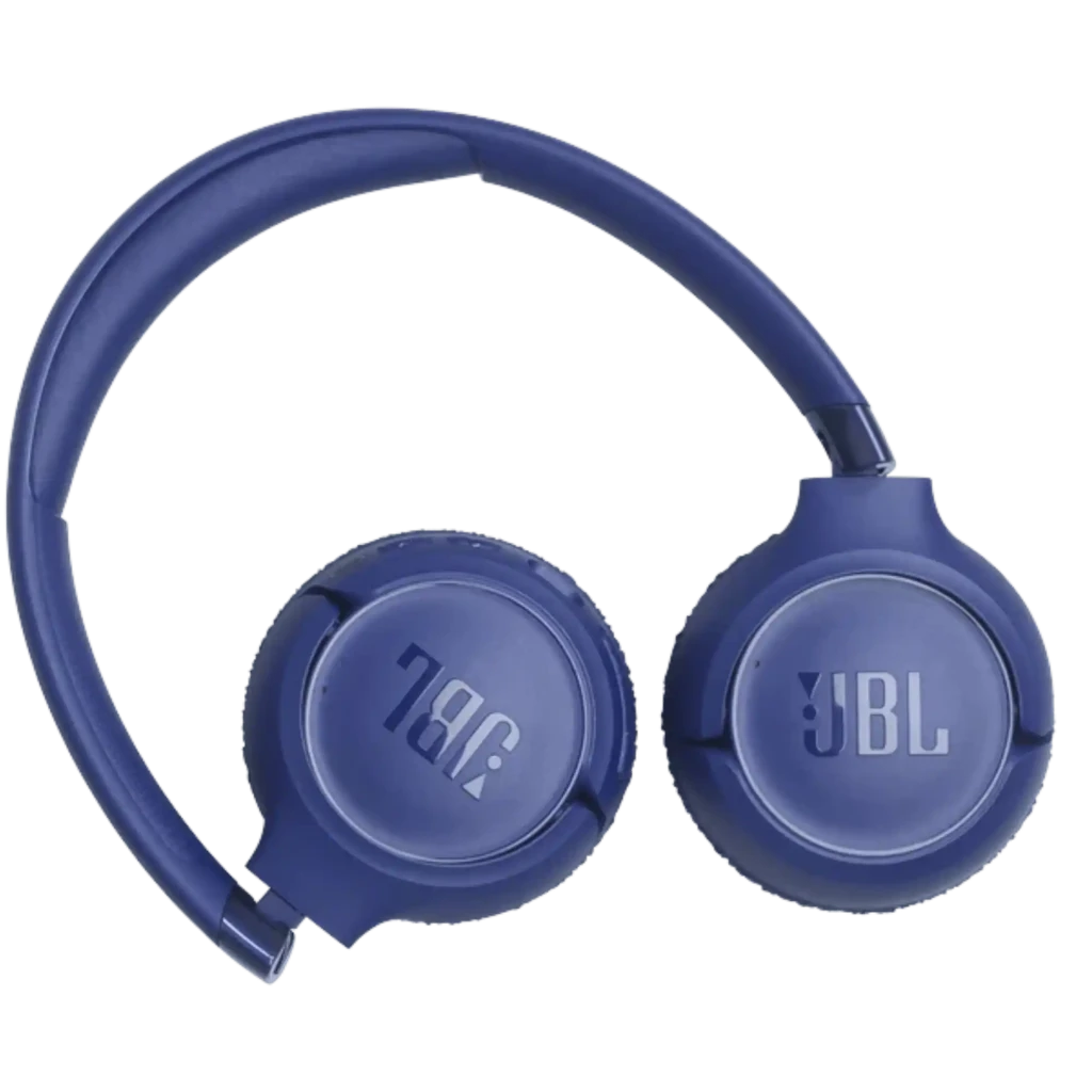 JBL Tune 680NC Azul, auriculares supraaurales inalámbricos con diseño plegable, acolchado suave, controles laterales y logotipo JBL destacado en copa - Ítem2