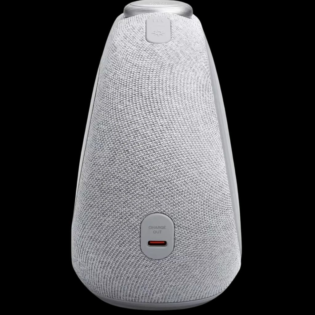 JBL Horizon 3 Radio DAB+/FM Bluetooth 5 W Gris con cuerpo cónico tapizado en tela gris, botones superiores, puerto USB frontal y base estable
