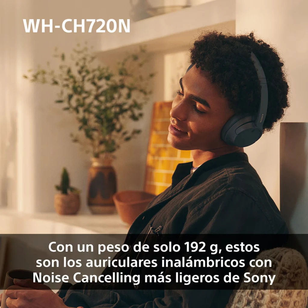 Fones Sony WH-CH720N rosa em over-ear, acolchoados, design leve com arco ajustável e controles laterais discretos. Acabamento fosco elegante. - Item6