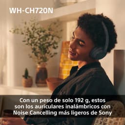 Sony WH-CH720N Rose, casque circum-aural sans fil au design épuré, arceau réglable et coussinets doux, finition rose mate, léger pour un port prolongé