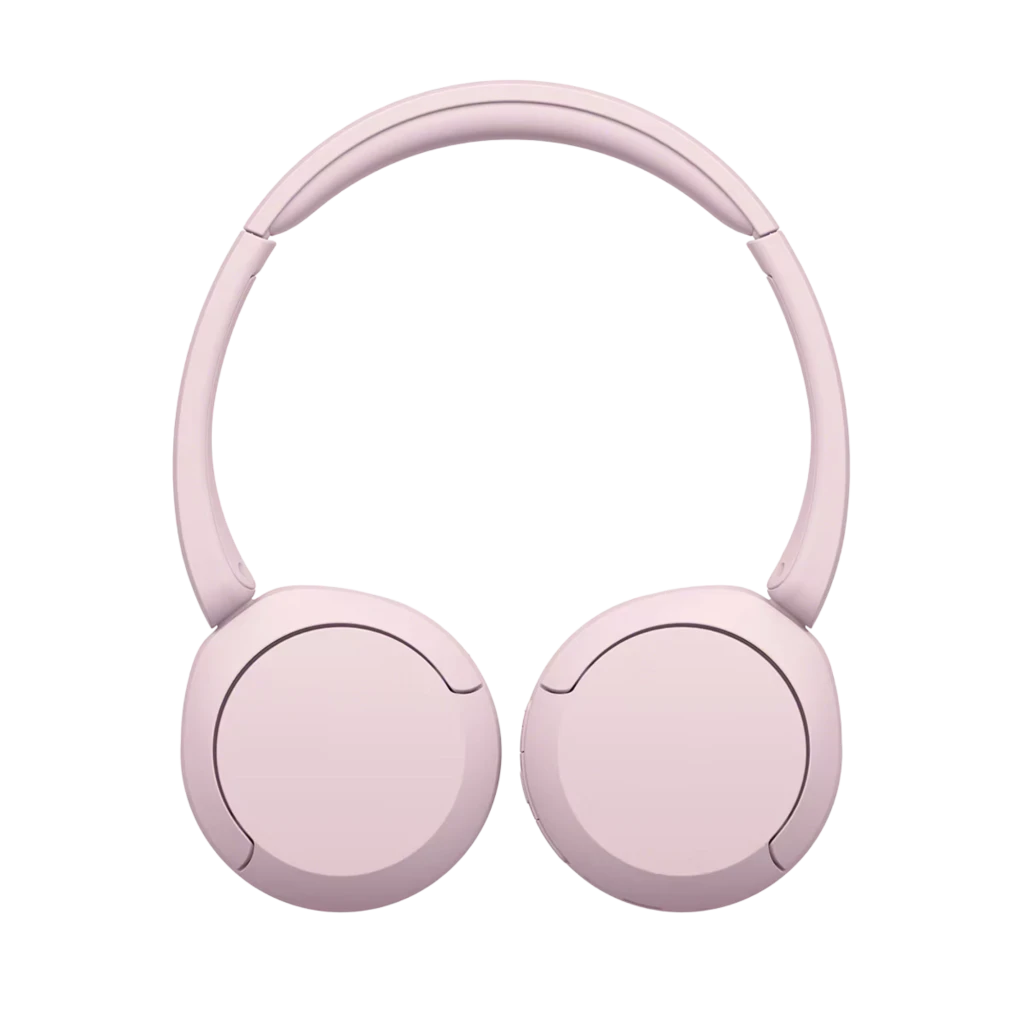 Sony WH-CH520 Rose casque sans fil on-ear rose pâle, arceau réglable, coussinets rembourrés, design pliable, port USB-C et logo Sony blanc sur l’oreillette - Ítem3