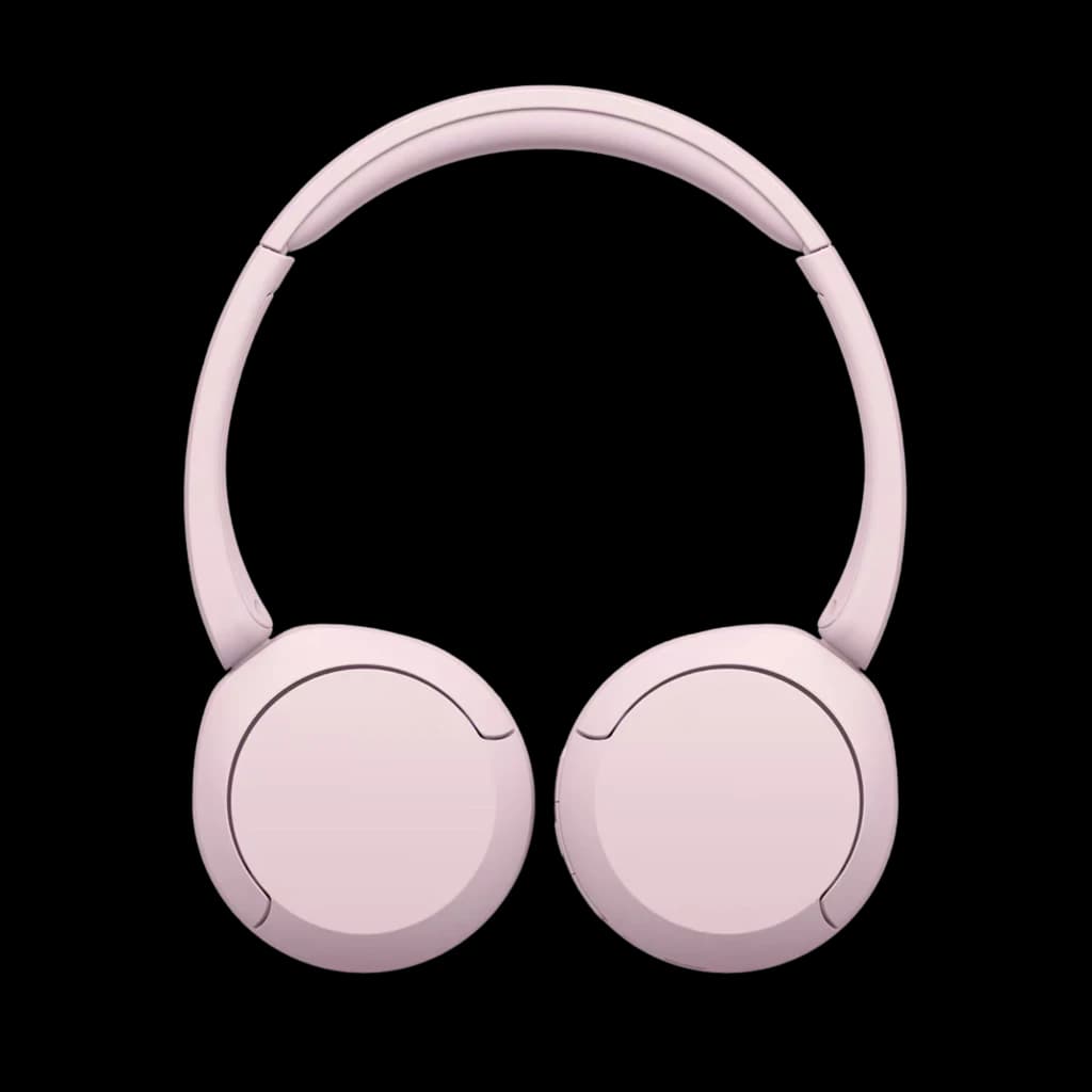 Auriculares Sony WH-CH520 rosa, diadema acolchada y almohadillas circumaurales suaves, diseño plegable y minimalista, acabado mate uniforme