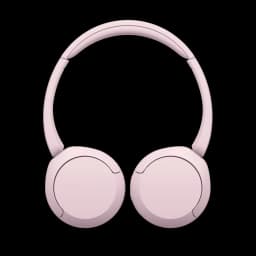 Auriculares Sony WH-CH520 rosa, diadema acolchada y almohadillas circumaurales suaves, diseño plegable y minimalista, acabado mate uniforme