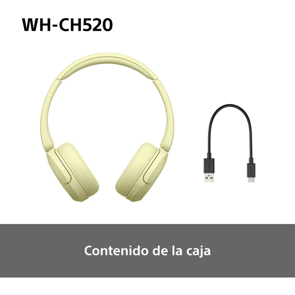 Sony WH-CH520 Jaune - Casque Bluetooth - Ítem6
