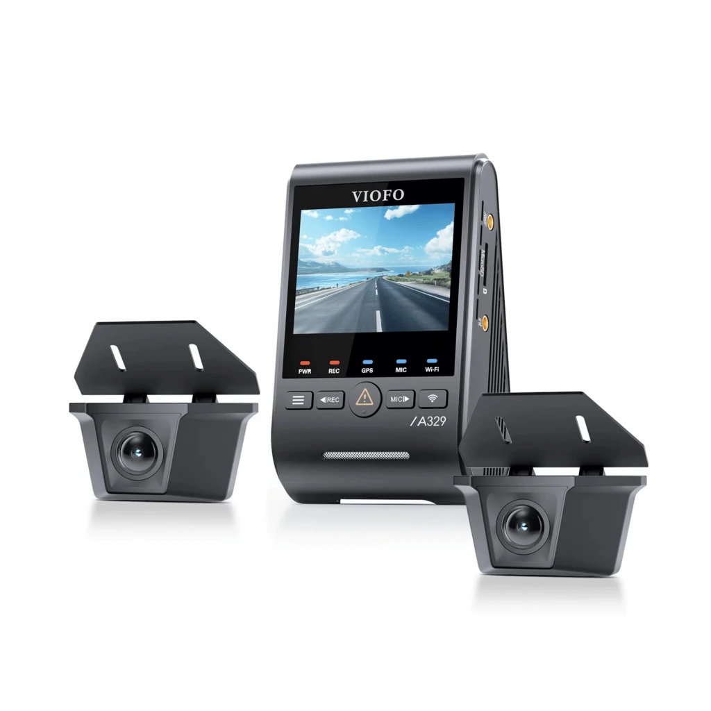 VIOFO A329WW 3CH 4K 30 ips Sony STARVIS 2 avec écran couleur, deux modules caméras arrière étanches, enregistrement triple voie et GPS Wi Fi - Ítem3