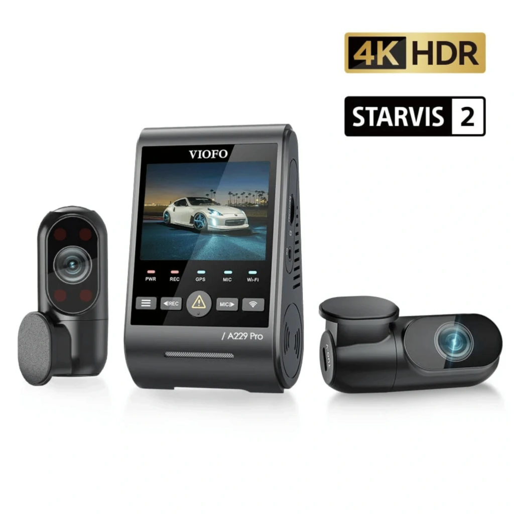 Dashcam VIOFO A229 Ultra 3CH con pantalla, dos cámaras compactas adicionales, grabación 4K, WiFi 5 GHz y módulo GPS integrado - Ítem2