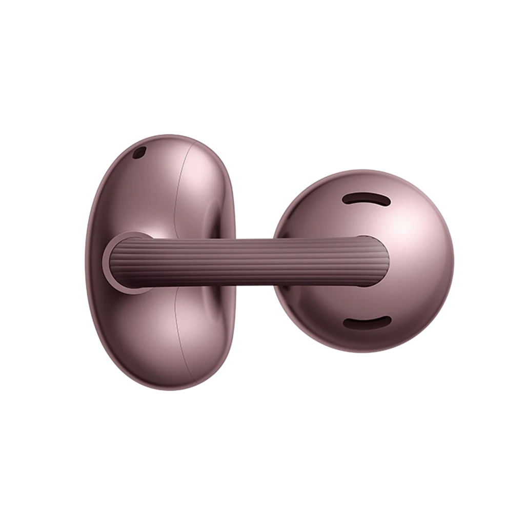 Huawei FreeClip 2 Púrpura auriculares Bluetooth con estuche rosa texturizado, diseño open-ear con clip curvo, acabado metálico y luz LED frontal - Ítem3