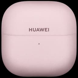 Estuche compacto color púrpura con textura mate y logo HUAWEI al frente; LED indicador centrado. Accesorio para Huawei FreeClip 2 Auriculares Bluetooth.