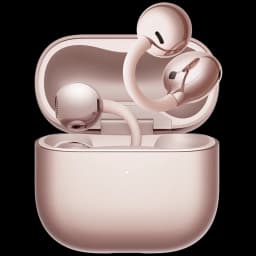 Huawei FreeClip 2 Rose Gold - auriculares Bluetooth con diseño open-ear tipo clip, acabado rosado metálico y estuche de carga compacto a juego