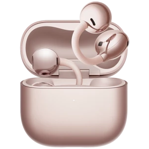 Huawei FreeClip 2 Rose Gold - auriculares Bluetooth con diseño open-ear tipo clip, acabado rosado metálico y estuche de carga compacto a juego