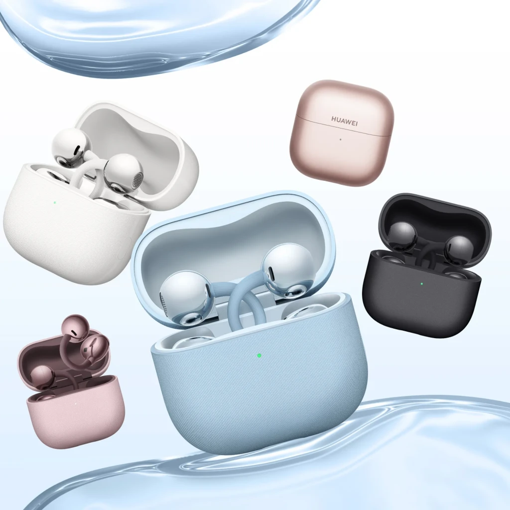 Huawei FreeClip 2 Rose Gold - auriculares Bluetooth con diseño open-ear tipo clip, acabado rosado metálico y estuche de carga compacto a juego - Ítem3