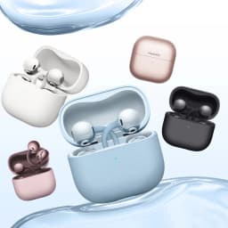 Huawei FreeClip 2 Rose Gold - Auriculares Bluetooth con estuche compacto. Varios colores, diseño elegante, acabado metálico y cápsulas redondeadas.
