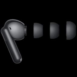 Huawei FreeBuds SE 4 negro con diseño in-ear, acabado brillante y varias almohadillas de silicona intercambiables; compacto, ergonómico y Bluetooth ANC 50 h