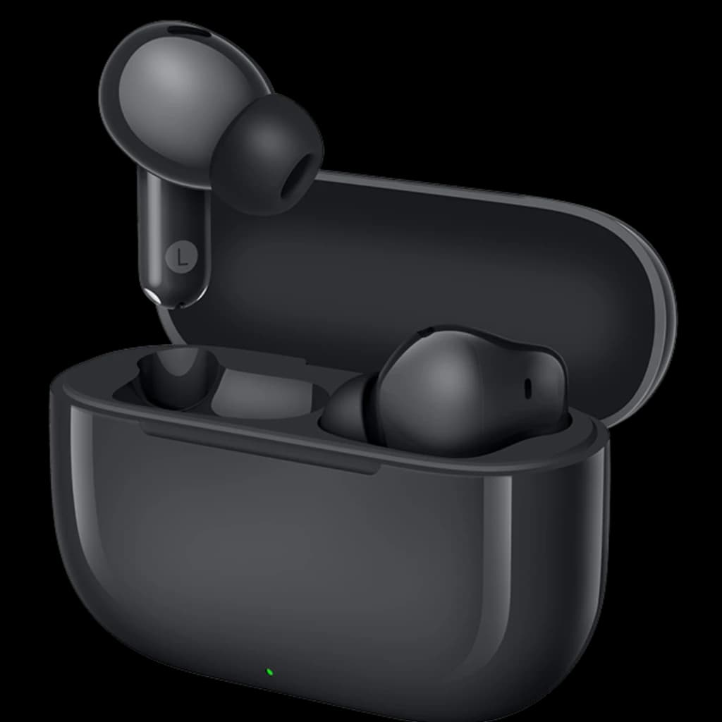 Auriculares Huawei FreeBuds SE 4 negros con estuche compacto, diseño in-ear con almohadillas, cancelación activa de ruido y luz LED frontal