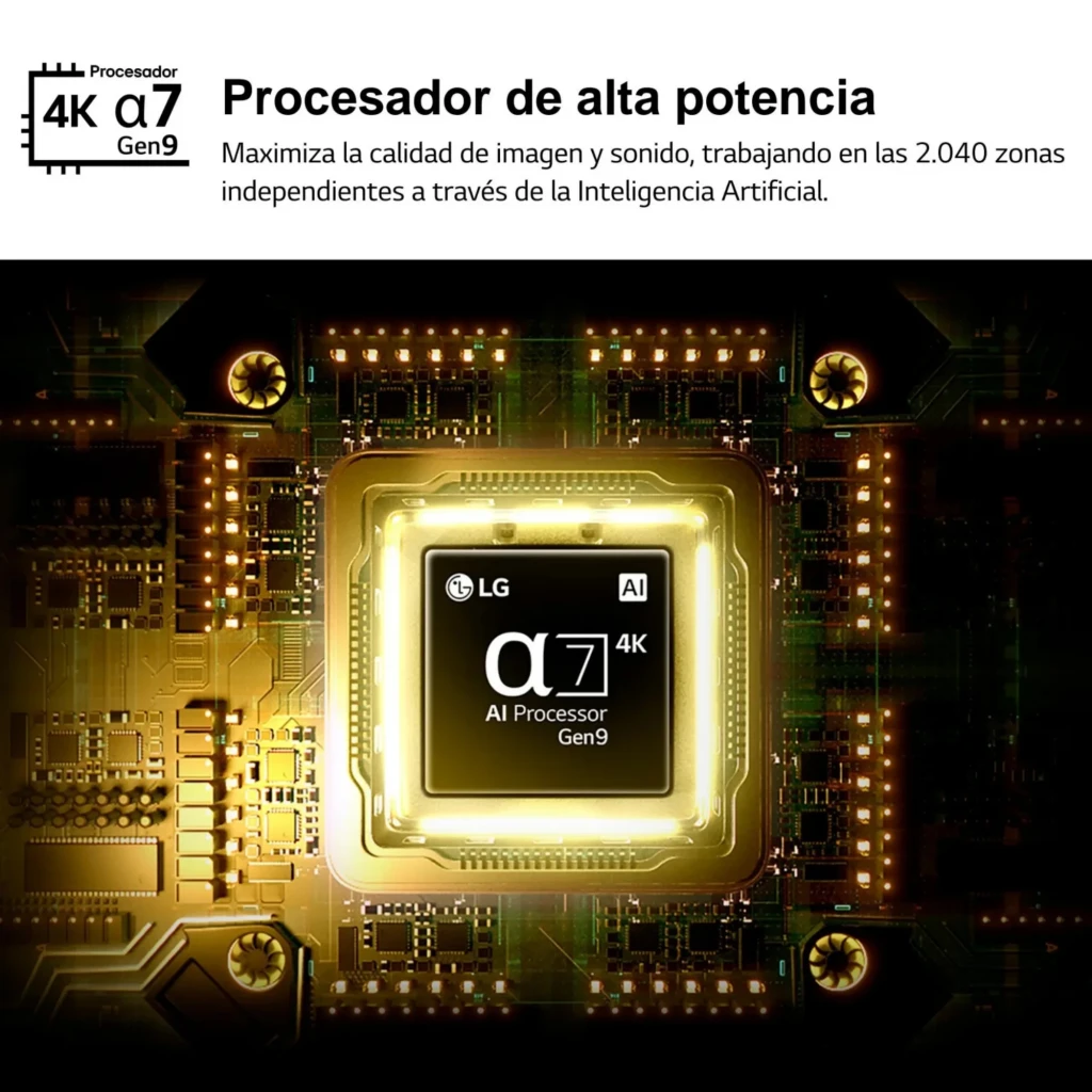 LG 75NU8E0B3LA Smart TV NanoCell 75 4K UHD com AI, cores vívidas, nitidez +180%, 2040 zonas de atenuação, pés duplos e moldura fina preta - Item5