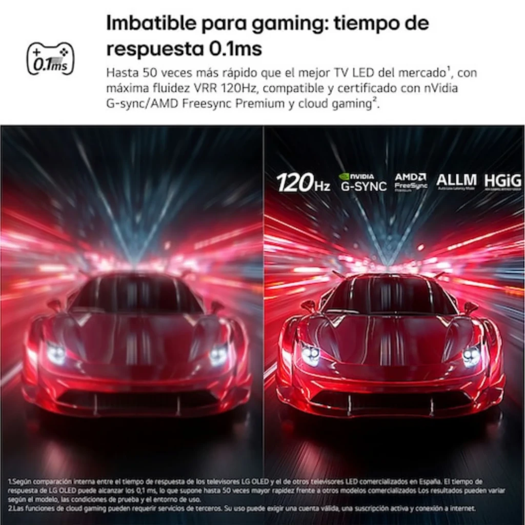 LG OLED55B6ELC Smart TV OLED 55 4K α8 AI Processor Preto com tela fina sem bordas, base dupla, cores vibrantes e pretos puros, controle com ponteiro - Item1