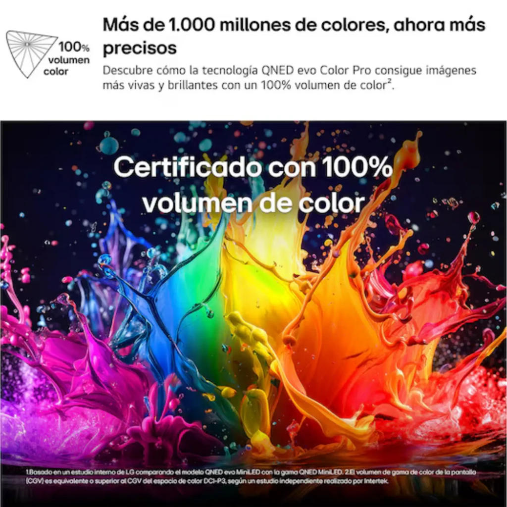 LG 65QNED81B6A Smart TV QNED evo MiniLED 65 4K UHD α7 AI Preto com cores vívidas, 2040 zonas, QNED Color Pro, som 100% volume e controle com ponteiro - Item4
