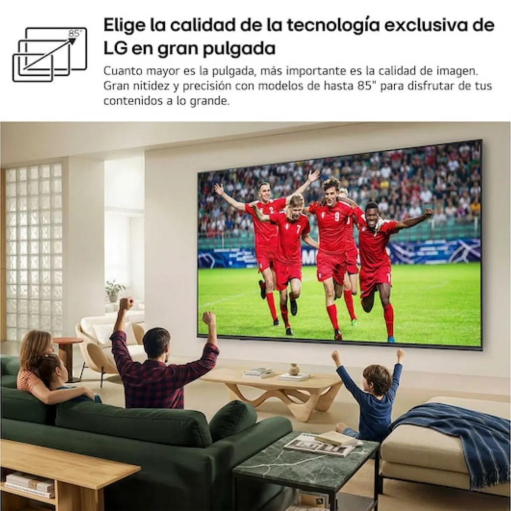 LG 65QNED81B6A Smart TV QNED evo MiniLED 65 4K UHD α7 AI Preto com cores vívidas, 2040 zonas, QNED Color Pro, som 100% volume e controle com ponteiro - Item2