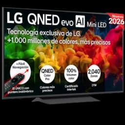 LG 65QNED81B6A Smart TV QNED evo MiniLED 65 4K UHD α7 AI Preto com cores vívidas, 2040 zonas, QNED Color Pro, som 100% volume e controle com ponteiro