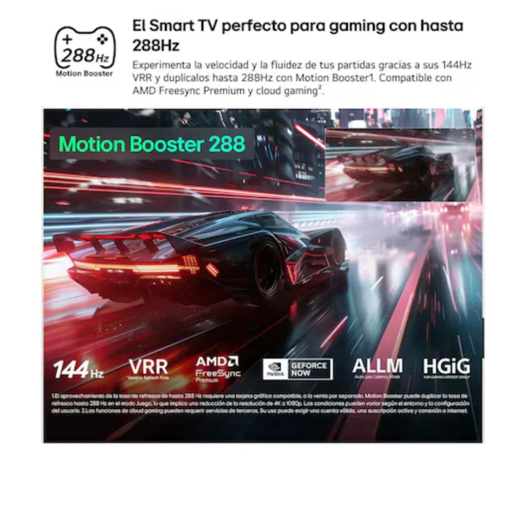 LG 50MRGB87B6B Smart TV 50 pulgadas 4K MiniLED RGB, panel con colores vibrantes, 2040 zonas de atenuación, control remoto con puntero, marco delgado - Ítem3