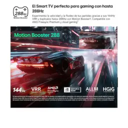 LG 86MRGB87B6B Smart TV 86 pulgadas 4K UHD Mini LED MicroRGB, panel 144Hz con VRR, AMD FreeSync, ALLM, HGiG y Motion Booster 288, color negro