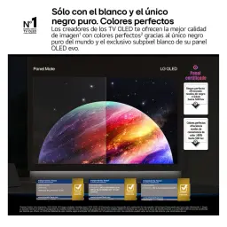 LG OLED77C64LA 77 4K UHD preto com painel OLED evo: contraste absoluto, cores perfeitas, subpixel exclusivo e α9 AI Gen8 para imagem nítida e fluida